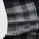 Goldlion wool scarf men's classic plaid fashion British gentleman warm high-end birthday scarf black-98 177cm*34cm