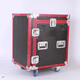 Customized 12U16U aviation amplifier cabinet chassis cabinet stage performance mixer chassis aviation cabinet shockproof 12U aviation cabinet red border 16U