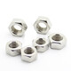 Xu ordered 304 stainless steel fine-thread counter-thread nut, left-hand/left-thread nut counter-thread M10M12M14M16* M8*1 fine-thread counter-thread (10 pieces)