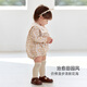 Babylove baby girl spring and autumn pure cotton triangle harem baby floral fashionable romper suit Huazhi Mange Huazhi Mange 60cm