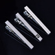 MU Xiaduo Tie Clip Men's Tie Clip Version coréenne de Gold Silver Black Collar Clip Business Formed Wear Wedding Simple Insurance Z01 [Iron]