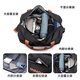 MOONMIX short-distance travel bag large capacity luggage bag women sports backpack business trip handbag gym bag swimming bag storage bag black