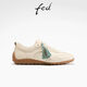 FED tassel casual shoes spring new women's shoes plain performance wild moral training shoes comfortable Forrest Gump shoes women's ZCB055 beige 35