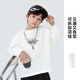 Yoyo Fairy Tale Spring and Autumn Children's Cotton Long Sleeve T-shirt 2026 Boys Solid Color Bottoming Shirt Medium and Large Children's Casual Top Trendy and Handsome White 110