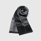 Goldlion wool scarf men's classic plaid fashion British gentleman warm high-end birthday scarf black-98 177cm*34cm