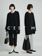 C EST M丨Customized cashmere wool ROW relaxed and lazy large-profile homeless sweater ROW classic gray XS in stock
