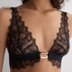 INTIMISSIMI 26 spring and summer new sexy lace no-wire vest style bra RSD2594 black-019 80B