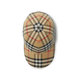 BURBERRY Burberry men's brown color-blocked cotton plaid print snap baseball cap 80756411 L