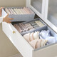 Tianzong Underwear Storage Box Drawer Divider Organizing Box Bra Socks Storage Artifact Underwear Box star-Dawn Gray S can store 12 pieces of underwear_socks 28*14*10cm