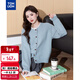 TonLion 2025 Autumn Women's Exquisite Lace Design Round Neck Cardigan Jacket