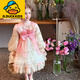 G.duck Little Yellow Duck Lolita Girls Princess Dress Spring and Autumn 2025 New Children's Birthday Party Dress for Girls Baby Pink Spring and Autumn Style 100