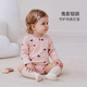 Babylove spun soft and woven soft baby girl spring and autumn pure cotton clothes infant triangle harem crawling clothes