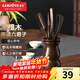 KAMJOVE Ebony Solid Wood Tea Ceremony Six Gentlemen Tea Clamp Cup Clamp Kung Fu Tea Set Accessories Set Solid Wood Carved KP-6
