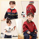 Purunderwear Cotton Era Little O Dad Baby Boy Baby Winter Suit Warm Sweater Cardigan 2025 New Baby Red Cotton Jacket Pre-sale 80