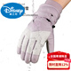 Disney children's down gloves skiing and playing in the snow Xuexiang Harbin women's winter warm and cold protection men's outdoor riding motorcycle women's pink thickened waterproof and wear-resistant one size