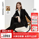 Langzi pure wool high-end slim fit black professional formal temperament suit jacket 2025 spring new suit for women black M