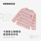 Mami Maka (MOMOCO) children's clothing girls' T-shirt 2026 spring style medium and large children's fashion T-shirt pink 90