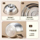 Tuojin German quality 316 stainless steel lunch box, fast food cup, instant noodle bowl, student office worker canteen tableware, rice bowl and rice cylinder, 14cm anti-scald, large capacity, with lid