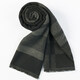 Shijanu men's warm scarf black and gray winter gift main picture YM022