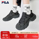 FILA Official Fern Straw Shoes Women's Shoes Sports Shoes 2025 Outdoor Dad Shoes Thick-soled Casual Shoes