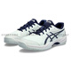 ASICS New Tennis Shoes Men's and Women's Youth Children's Indoor Sports Training Shoes Fencing Shoes 1044A077-104 White Blue Orange 32.5