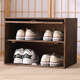 Yusenyi solid wood dust-proof transparent storage rack shoe box sneaker storage box shoe rack anti-oxidation shoe cabinet shoe wall dormitory DZ+31 refired 46x34x34cm