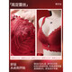 Tingmei (GRACEWELL) Red Zodiac Year Bra for Women Small Breasts Gathering to Show Bigger Side Breasts and Anti-Sagging 2026 Year of the Horse New Year Bra Gift Box Tassel Lace Bra + Abdominal Control Pants + Socks * 2 Pairs + Gift Box M 34/75AB Recommended 80-105Jin Jin is equal to 0.5kg