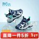 361 Children's toe-cap sandals 2026 summer new style breathable non-slip beach sandals for boys and girls, medium and large children's sports shoes dark blue/meditation green/361 degrees white 36