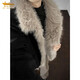 Mountain-carved fur collar plus velvet cotton-padded jacket for men in winter with a handsome design, a warm cotton feel, a loose and thickened jacket, gray M (recommended 95-110 Jin Jin is equal to 0.5 kg)