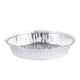 8-inch 215mm round tin foil box air fryer aluminum foil tin foil bowl and plate barbecue disposable takeout box 1000ML 215 without lid 125 pieces
