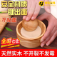 YWZR New Wooden Round Dumpling Maker Home Rolling Dumpling Skin Artifact Wrapping Water Skin Non-stick Dumpling Wrap Kitchen Tool Dumpling Wrap Pressing Artifact 2 Pack Ball + Base