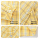 Balabala shopping mall same style Balabala children's long-sleeved shirts for boys and girls 2026 new spring and autumn plaid tops yellow and white tone 00431 130