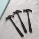 Mini small hammer plastic claw hammer household nail hammer hammer woodworking children diy steel hammer hardware tool hammer black mini plastic claw hammer