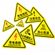 Bingyu BYaf-518 Electrical Danger Warning Stickers (10 pieces) Equipment Safety Signs Warning Signs Electrical Danger 8*8cm