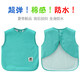 Baby smock, children's long-sleeved waterproof reverse dressing, baby eating bib, solid color anti-fouling protective clothing, painting, rose red (sleeveless model with high elastic snap buttons) 90 (recommended 70-90CM)