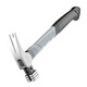 Claw hammer, hammer, multifunctional nail pulling tool for woodworking, hammer fitter, round head, small hammer, non-turning, 10oz (round head, corner), stainless steel handle