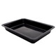 Shugu supermarket pork tray fresh tray cold fresh meat display tray black plastic freezer sales tray commercial black medium size 10 30* 60