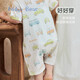 Nido Bear summer new baby clothes jumpsuit baby men's and women's crawling clothes newborn pure cotton short-sleeved robe Car Park 66cm