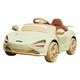 A-class children's electric car can sit on the baby's four-wheel remote control car music charging self-driving battery dual-drive children's play dual-drive 6V7 with remote control pink