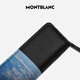 Montblanc MONTBLANC Meisterstück Selection Blue Leather Zipper Pen Case 124475 Gift
