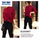 ROMON Cardigan Women's Chinese Red Knit Sweater Half Turtle Collar Loose Western Style Autumn and Winter New European Station Bottoming Sweater Bright Red Beads M 90Jin Jin is equal to 0.5kg -105Jin Jin is equal to 0.5kg