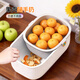 Best helper for lazy people to eat melon seeds, desktop coffee table, snack storage box, high-looking snacks, double-layer thickened fruit plate