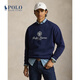Polo Ralph Lauren Men's Spring 26 Loose Fit Graphic Sweatshirt RL100675 410-Dark Blue L
