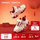 Balabala children's shoes children's sports shoes girls thick-soled shoes spring and autumn 2026 new trendy boys' jogging shoes red new year trend