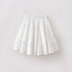 MARC&JANIE Marc Jenny pastoral girl girls pure cotton ruffle skirt 2026 spring new style 560167 off-white - lined 110 (recommended height 101-110cm)