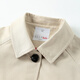 ELLE KIDS French Fashion Trench Coat] Spring and Autumn Girls' Jacket Large Children's Mid-Length Versatile Fashion Trench Coat