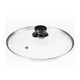 Yong Huan universal pot lid household tempered glass 32cm wok 302826 transparent high temperature resistant cooking lid 18# inner diameter 17.7 outer diameter 19.5