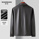 SHANSHAN Shanshan PU leather jacket men's business casual classic versatile lapel men's long-sleeved tops commuter fashion jacket