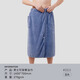 Grace bathing wing men's home bathrobe absorbs water and does not easily lose hair. Home bath towels and dormitory nightgowns men's 2024 new style blue
