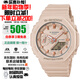 CASIO watch sports octagonal female G-SHOCK student sports electronic Japanese and Korean watch as a gift for your girlfriend Fantasy Nude Pink GMA-S2100-4A